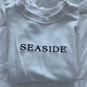 Ribbed Seaside Crewneck